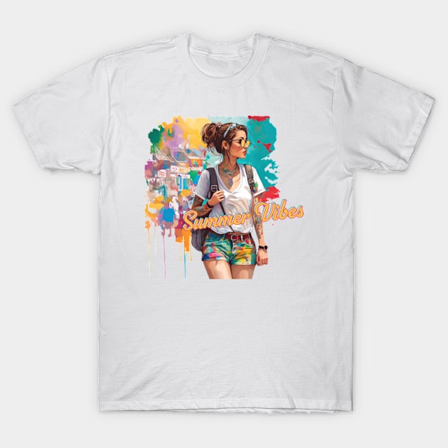 Summer Vibes T-Shirt by dmac